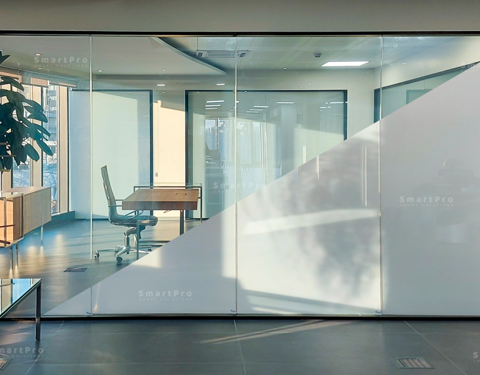 between Laminated Smart Glass and Self-adhesive smart film